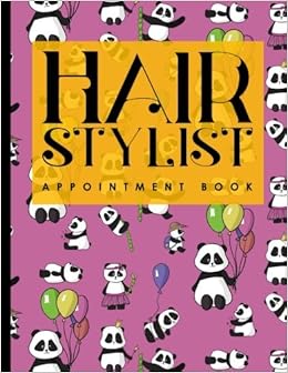 Hair Stylist Appointment Book 4 Columns Appointment Pad Cute
