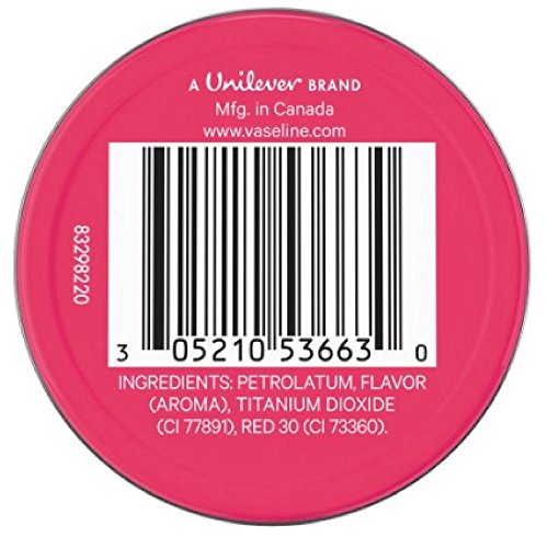 Vaseline Lip Therapy Lip Balm, Rosy Lips 0.6 oz (Pack of 2)