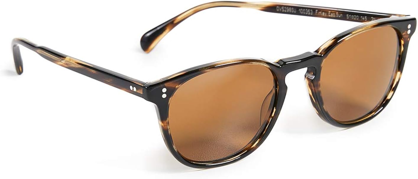 Amazon Oliver Peoples アイウェア メンズ フィンリー エスクワイア サングラス Us サイズ One Size カラー ブラウン サングラス 通販