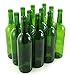 Green Wine Bottles, 750 ml Capacity (Pack of 12) primary