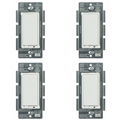Jasco 45609 Z-Wave Wireless Lighting Control On/Off Switch (4-Pack)