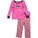 John Deere Toddler and Girls Pajamas Set (2T, Pink Tractor Flower)