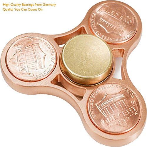 Spinner Fidget EDC ADHD Focus Toy Ultra Durable High Speed Last 3-8 Minutes Spins Precision Copper material
