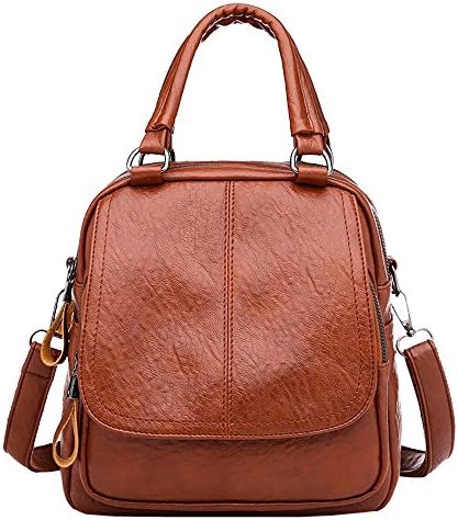 Clearence!Sonnena Womens Leather Backpack School Rucksack - Girls Small College Shoulder Satchel Travel Shoulder Bags Vintage Retro Elegant Holiday Purse Tote Bag Handbags