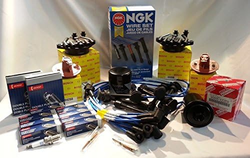 Lexus 90-94 LS400 &amp; SC400 Complete Cap-Rotor-NGK Spark Plugs &amp; Wires-Oil Filter