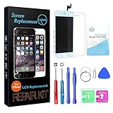 For iPhone 6S White Screen Replacement 4.7 inch - LYESS LCD Screen Display Touch Digitizer Frame Assembly Set with 3D Touch, Free Repair Tools and Professional Repair Flowchart