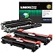 LINKYO Compatible Toner Cartridge and Drum Unit Replacement for Brother TN760 TN-760 DR730 (2 Black Toner, 1 Drum Unit)