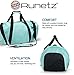 Runetz - TEAL Hot Blue Gym Bag Sport Shoulder Bag for Men & Women Duffel 20-inch Large - Teal
