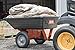 Agri-Fab 45-0533 650 lbs Tow Behind Poly Dump Cart, 10 CU. FT.; Lawn & Garden Cart/Trailer for Lawn Mowers, 16