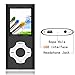 Tomameri - Compact and Portable MP3 / MP4 Player with Rhombic Button ( Including a 16 GB Micro SD Card ) Supporting Photo Viewer, E-Book Reader and Voice Recorder and FM Radio Video Movie (Black)
