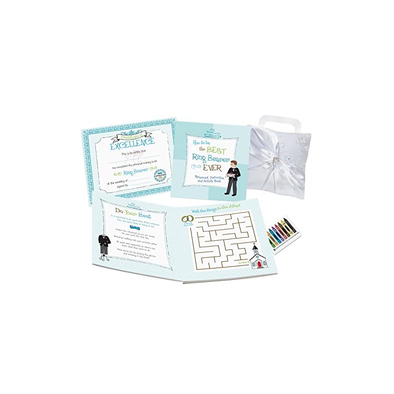 Lillian Rose Ring Bearer Activity-Book