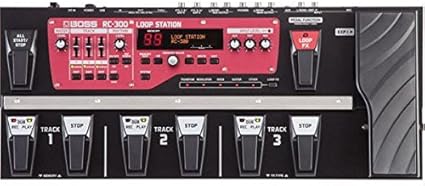 Amazon Com Boss Rc 300 Loop Station Stereo Loop Pedal With 1 Year Free Extended Warranty Musical Instruments