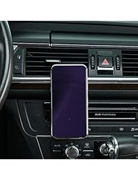 Soporte de carga inalámbrica para teléfono, retráctil de ventilación automático, soporte de ventilación para Audi A6 2018 2019, soporte para teléfono para iPhone 8, X, XS para Samsung S9, S10 Smartphone