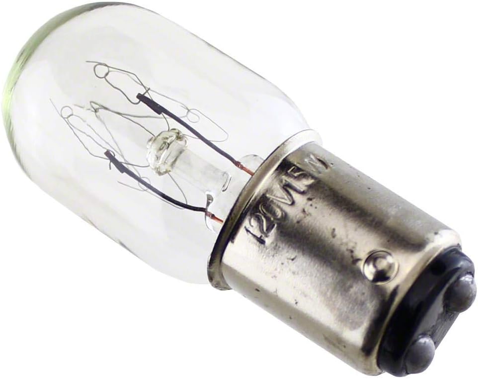 NGOSEW Push in Light Bulb 120 Volts 15 Watt for Pfff Hobby 1020, 1030, 1040, 1122, 1132, 1142, 307, 1042, 211, 4752 Hobbylock, 4762, 4772, 752