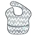 Bumkins Waterproof SuperBib, Gray Chevron (6-24 Months)