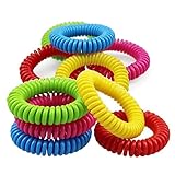 Premium Mosquito Repellent Bracelets - 1 Pack - DEET-FREE All Natural Wristbands - 250Hrs of Protection Against Mosquitoes and Insects - Mosquito Pest Control Repellent for Kids and Adults (12)
