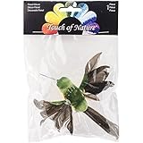 Touch of Nature 1-Piece Open-Winged Hummingbird Assortment on Clip for Arts and Crafts