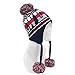 ChoKoLids Football Team City Name Knitted Pom Pom Earflap Winter Hat 23 Cities (New England)