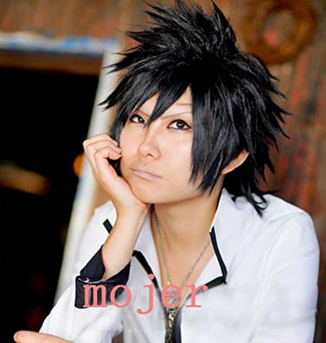 Smile Fairy Tail Gray Fullbuster Straight Short Black Cosplay Anime Wig