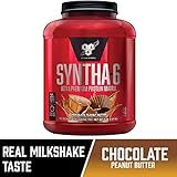 BSN SYNTHA-6 Protein Powder, Chocolate Peanut Butter, 5.0 Pound (48 Servings)