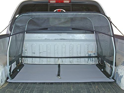 Amazon Com Bushwhacker K9 Canopy W Pad And Tether For Truck Bed Dog Shade Shelter Kennel Hound Hut Tent Leash Pup Restraint Carrier Lead Barrier Vehicle Crate Harness House Cover Chain Tie