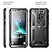 Galaxy S9+ Plus Case, YOUMAKER Heavy Duty Protection Kickstand with Built-in Screen Protector Shockproof Case Cover for Samsung Galaxy S9 Plus 6.2 inch (2018 Release) - Black/Black