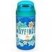 Zak Designs MOAG-T470 Disney's Moana Water Bottles, 16 oz, Moana & Maui