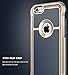 E LV iPhone 6S Case Cover Slim Armor Defender for iPhone 6S / iPhone 6 - [DARK BLUE/LIGHT GOLD]