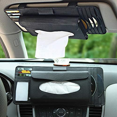車用ティッシュホルダー ティッシュ カードパック Puレザー 車用ボックス ヘッドレスト 収納 便利 車用品 高級感のあるレザー仕様 便利 車載ホルダー サンバイザー ヘッドレスト 簡単固定 ブラック B07gtfx1ss 1 115円 セール開催中最短即日発送 新作 人気 送料