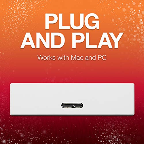 Seagate Backup Plus 5TB External Hard Drive Portable HDD  Light Blue USB 3.0 for PC Laptop and Mac, 1 year MylioCreate, 2 Months Adobe CC Photography, 2-Year Rescue Service (STHP5000402)