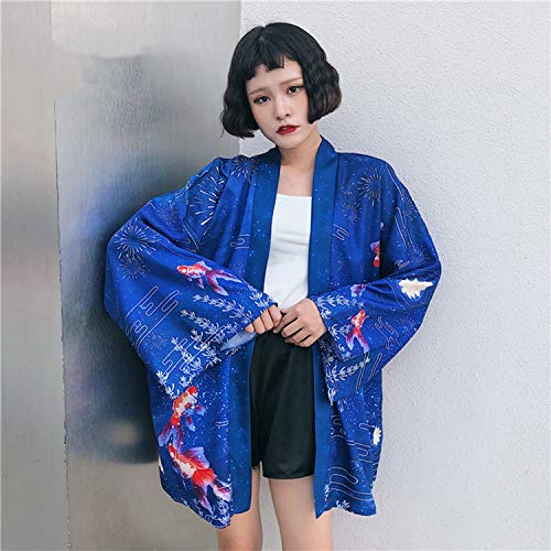 Print Kimono Cardigan Blouse Japanese Traditional Yukata Women Kimono Cosplay Costume,As Picture-18.951,L