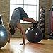 SPRI Elite Xercise Balance Ball, Black, 55cm