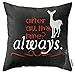 andersonfgytyh Home Style Cotton Linen Throw Pillow Cover Cushion Case Harry Potter Severus Snape After All This time - Always. - 45 X 45 cm Square Design