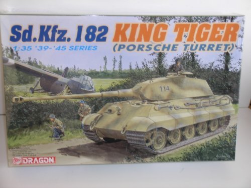 Dragon "German WW II King Tiger (Porsche turrent)" Plastic Model Kit