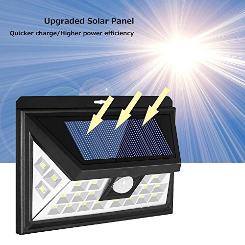 KULED Solar Lights Outdoor, Super 24 LEDs Bright Motion Sensor Lights with Wide Angle Illumination, Wireless Waterproof Security Lights for Wall Driveway Patio Yard K240 (solar lights outdoor 2pack) - Thumbnail 3