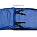 Machrus Upper Bounce Trampoline Replacement Safety Pad 6FT - 16FT Round-Trampolines Spring Cover PVC Trampoline Skirt (Blue, 15 ft)