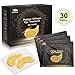 Under Eye Patches, POPPYO 24K Gold Eye Treatment Mask, Collagen Eye Mask, with Anti-aging and Wrinkle Care Properties, Reducing Dark Circles Puffiness Undereye Bags(30 Pairs)