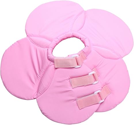 Ueetek Collerette De Protection Pour Chien Chat Confortable Collerette S Fleur Rose Amazon Fr Animalerie