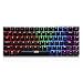 LexonElec Wired Gaming Keyboard Ajazz AK33 Blue LED Backlit 82 Keys USB Mechanical Pro Gamer Keypad for Office Typists Playing Game (Blue Switch, Black & RGB LED)thumb 3