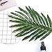 30 Pack Artificial Tropical Silk Palm Leaves for Home Decoration and Hawaiian Luau Party Table Decoration