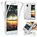 PHEZEN Galaxy J3 Pro 2017 Case, 360 Full Body Protective Transparent Flexible TPU Bumper Case Anti-Scratch Protective Case for Samsung Galaxy J3 Pro J330G/DS, Transparent