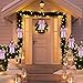 WILLBOND 12 Piece Glitter Christmas Bows - 9.84 x 7.87 Inches Large Bows for Christmas Party Decoration