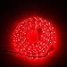 24 Ft. Plugin Rope Lights, 287 Red LEDs, Connectable, Dimmable, Waterproof, Indoor/Outdoor Use, Ideal for Backyards, Weddings and Christmas Decor