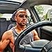 FLYFIREFLY Men's Gym Tank Tops Bodybuilding Fitness Vest Top Dark Grey