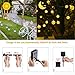 Solar String Lights Outdoor, 50 LED 24.6Ft Crystal Balls Waterproof Globe Solar Powered Fairy String Lights for Bedroom Garden Yard Home Patio Wedding Party Holiday Decoration