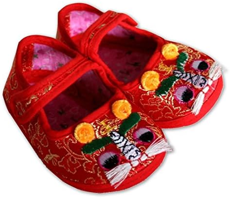 Handmade Chinese Tiger Head Shoes (Newborn / Infant / Toddler)