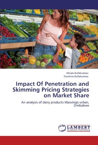 Impact Of Penetration and Skimming Pricing Strategies on Market Share: An analysis of dairy products Masvingo urban, Zimbabwe