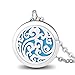 2 Pieces Fragrance Aromatherapy Essential Oil Prume Diffuser Necklace Locket Pendant Outfitters with 24 Inch Chain-Tree of Life & Cloud Set