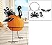 Collections Etc. Metal Turkey Pumpkin Holder, Pumpkin Stand with Base Decor 5 Pcs