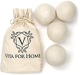 Dryer Balls - XL Premium 100% Organic New Zealand Wool Dryer Balls - Free Reusable Cloth Gift & Storage Bag